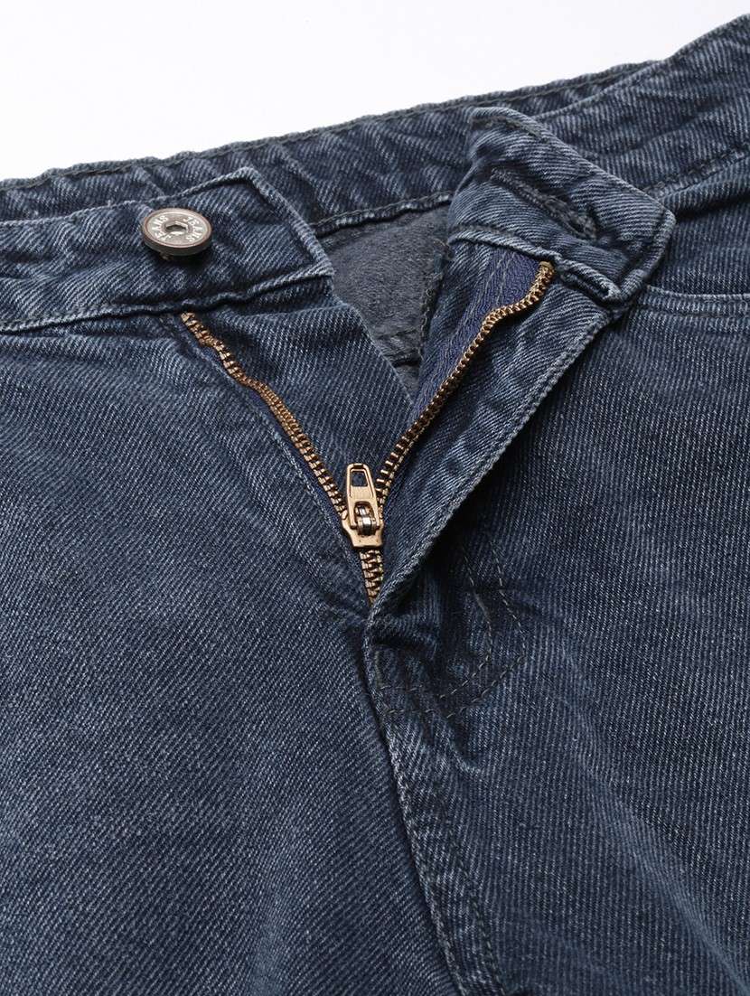 women high rise washed denim jeans - 21017895 -  Standard Image - 7