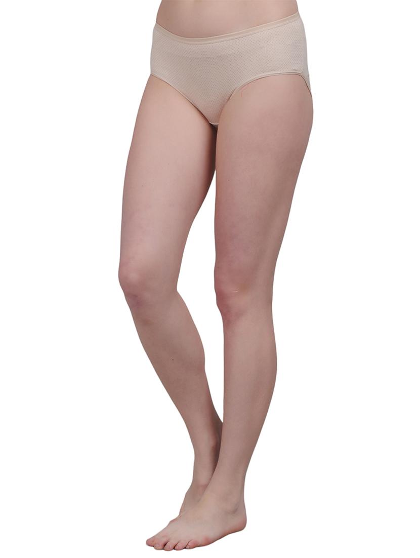 beige cotton hipster panty - 21018895 - Standard Image - 2