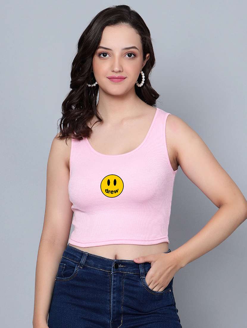 women's crop tank top