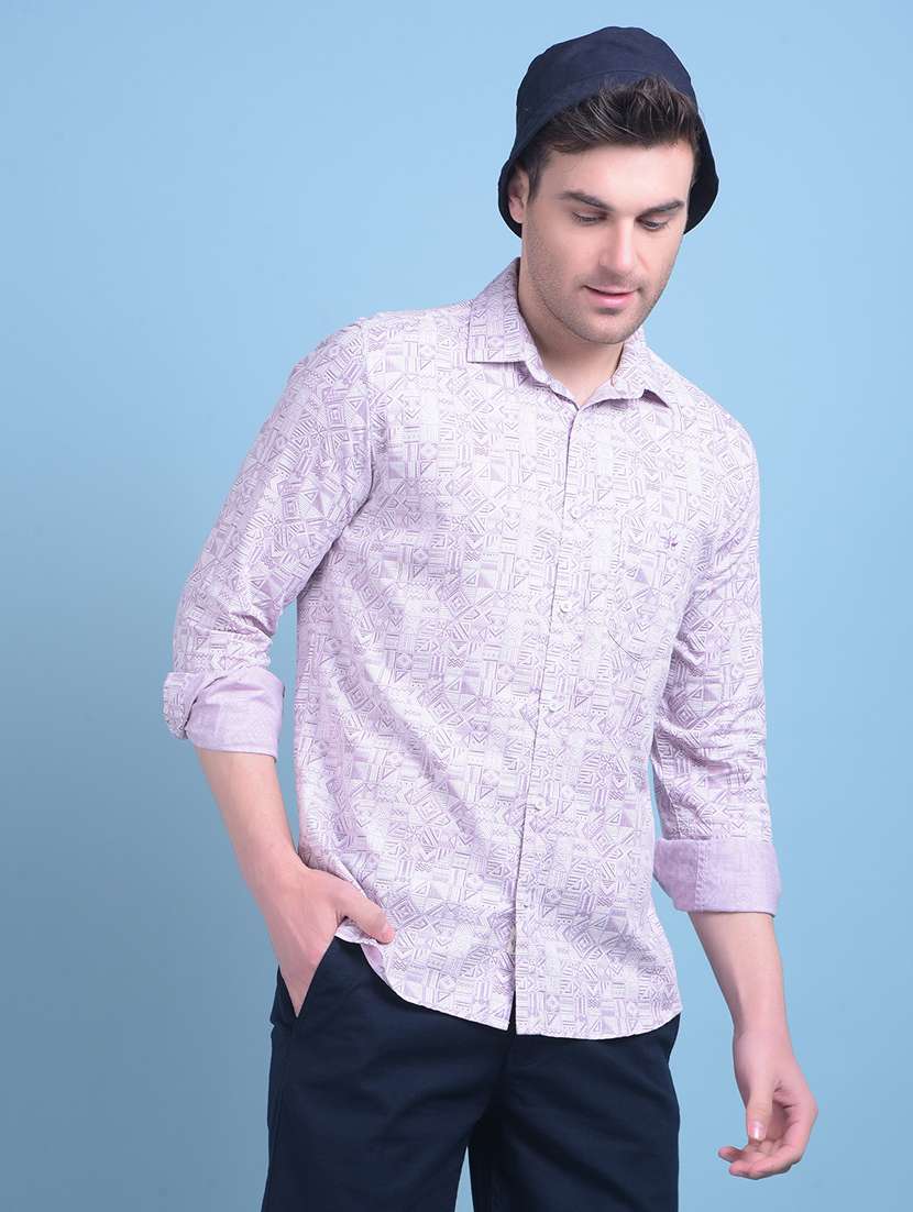 men's printed shirt