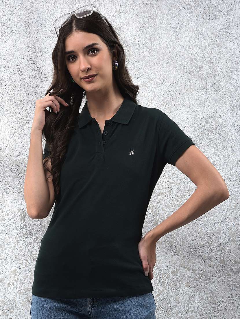 green cotton regular tshirt
