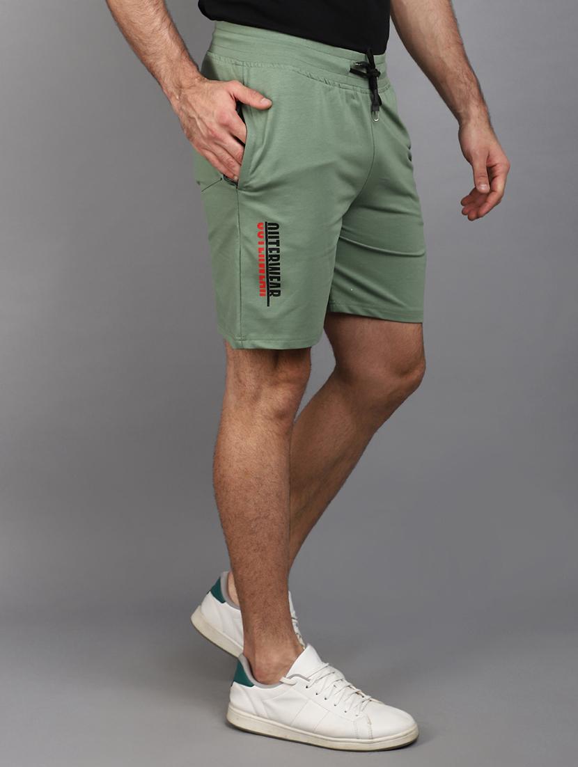 men solid mid rise cargo shorts - 21022456 - Standard Image - 2