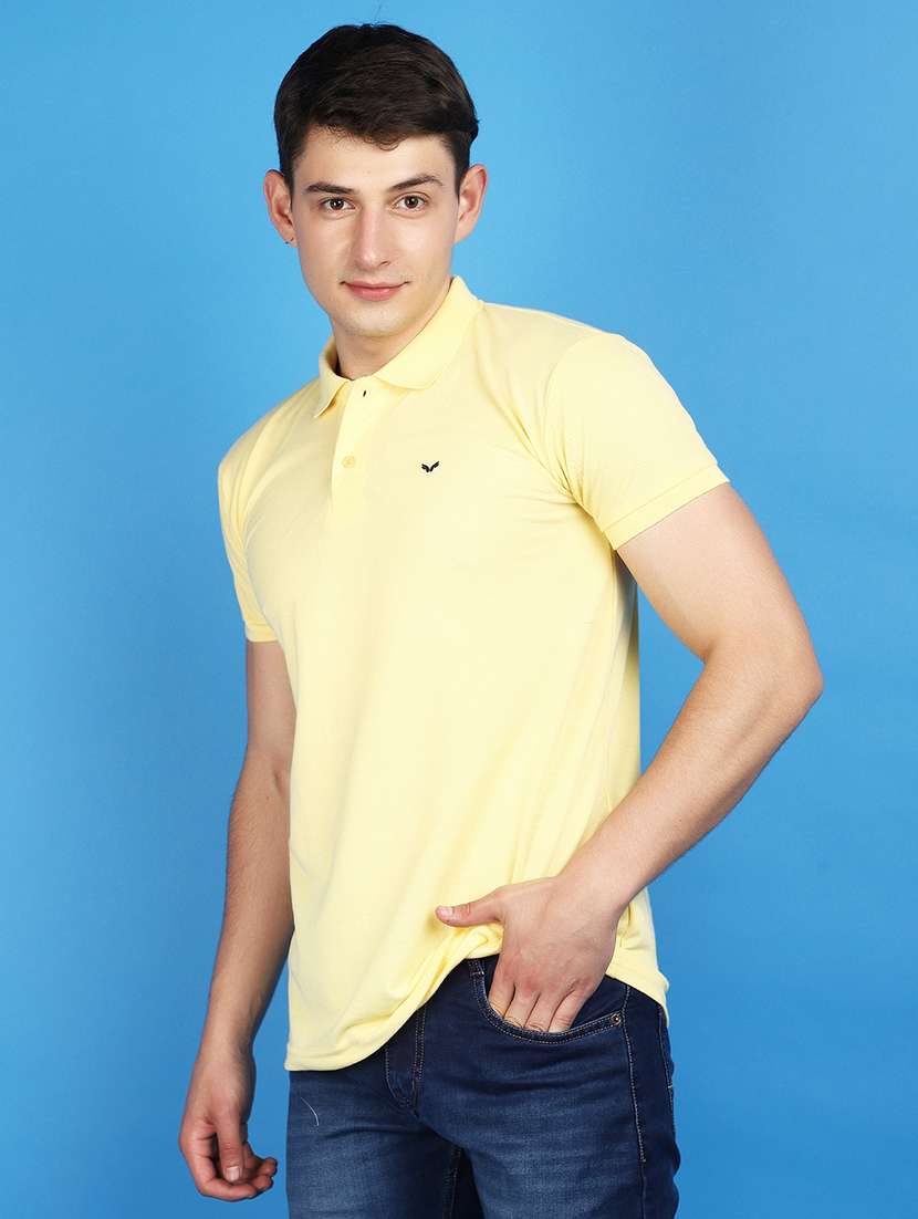 men solid polo t-shirt - 21022462 -  Standard Image - 2