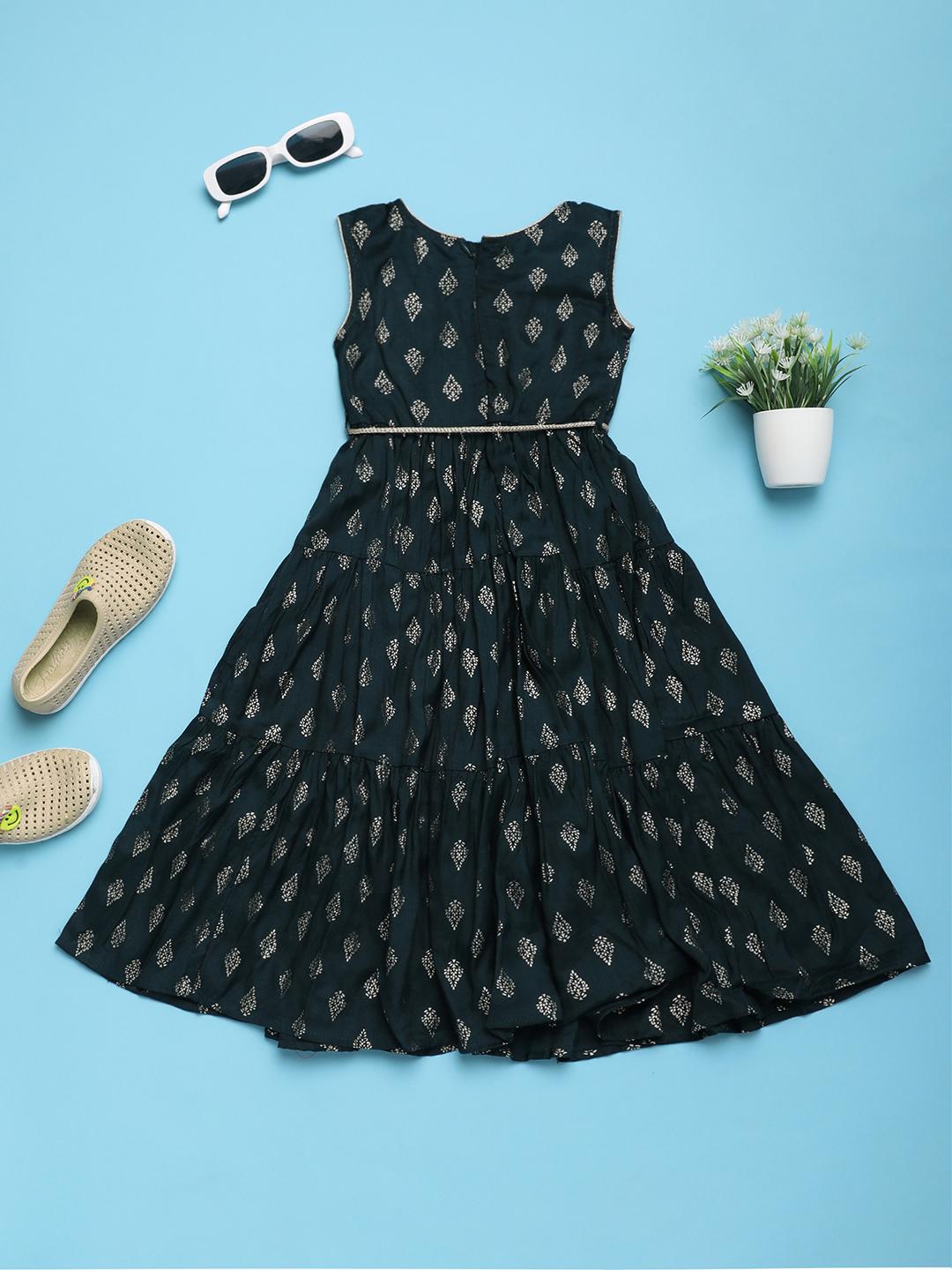 teal viscose frock - 21022492 - Standard Image - 2