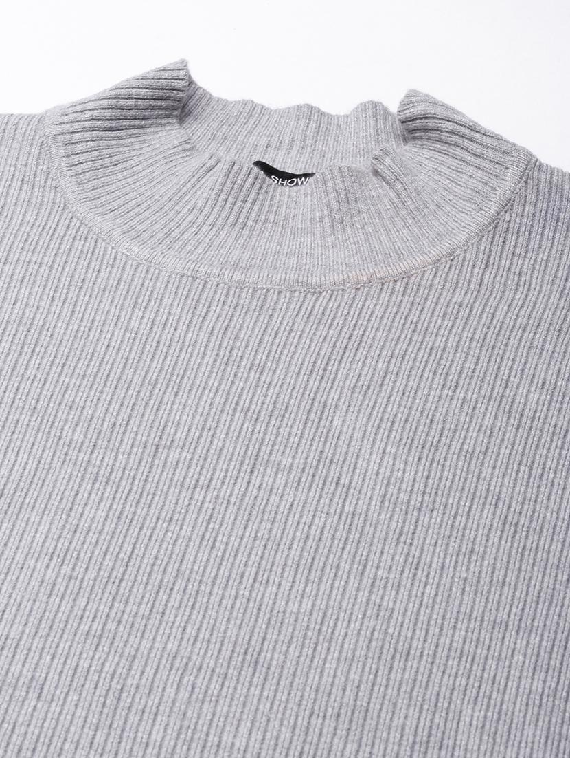 women turtle neck a-line dress - 21023288 - Standard Image - 7
