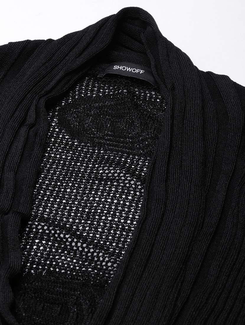 black acrylic shrug - 21023318 -  Standard Image - 7