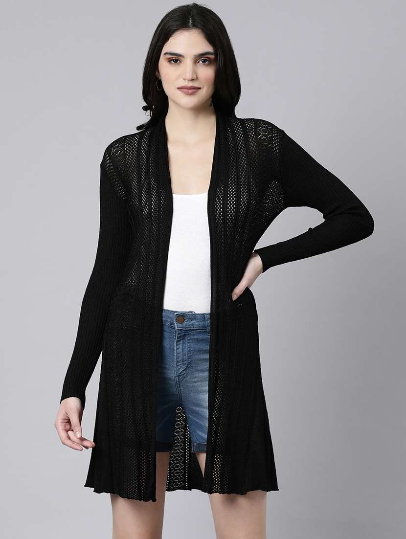 black acrylic shrug - 21023323 -  Standard Image - 2