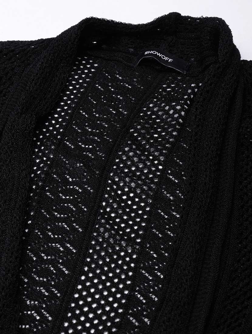 black acrylic shrug - 21023323 -  Standard Image - 7