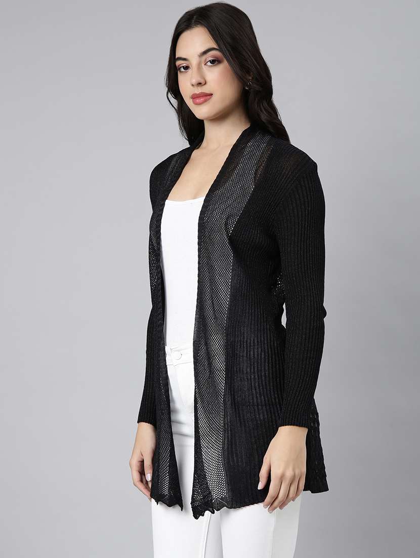 black acrylic regular shrug - 21023336 -  Standard Image - 2