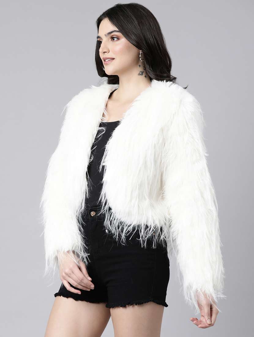 off white acrylic shrug - 21023344 -  Standard Image - 2