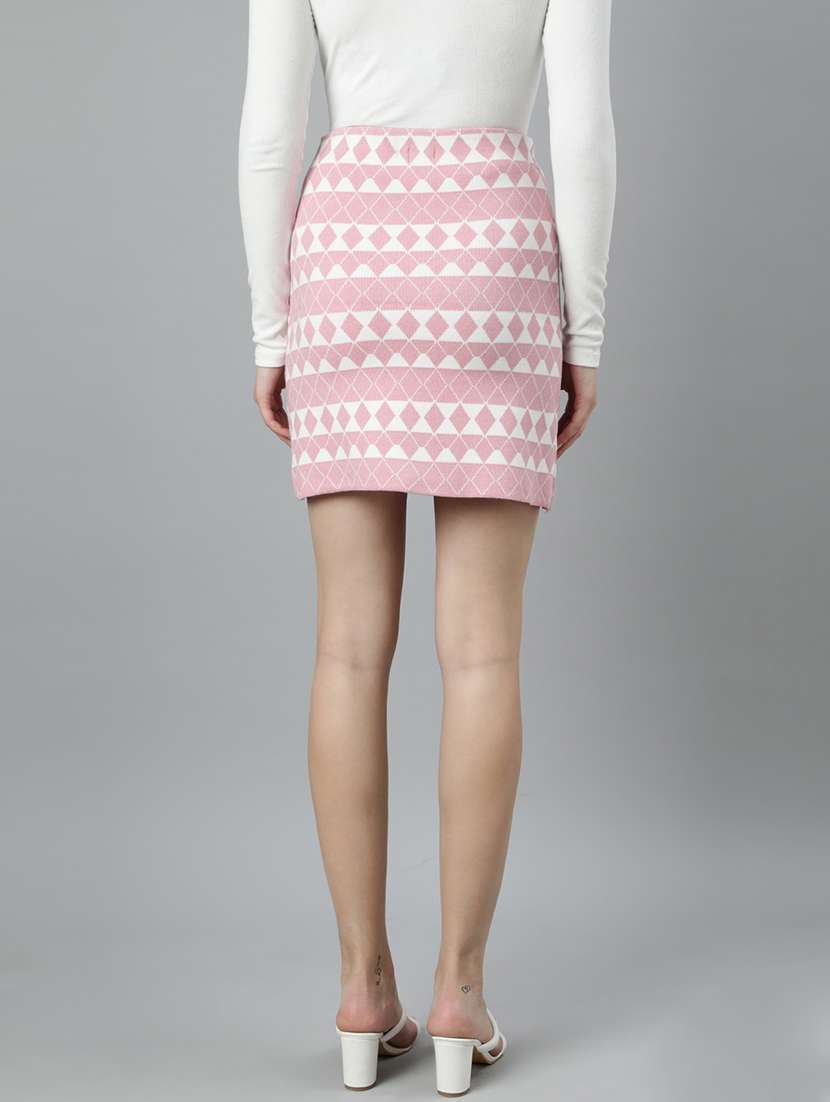 women mid-rise self-designed pencil skirt - 21023365 -  Standard Image - 2