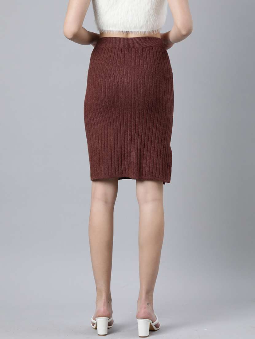 women mid-rise self-designed pencil skirt - 21023412 -  Standard Image - 2
