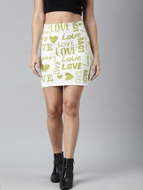 women mid-rise self-designed pencil skirt - 21023433 - Standard Image - 0