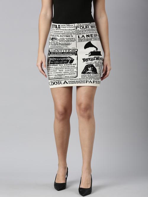 women mid-rise self-designed pencil skirt - 21023440 -  Standard Image - 0
