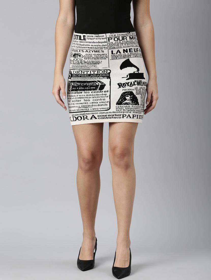 women mid-rise self-designed pencil skirt - 21023440 -  Zoom Image - 0