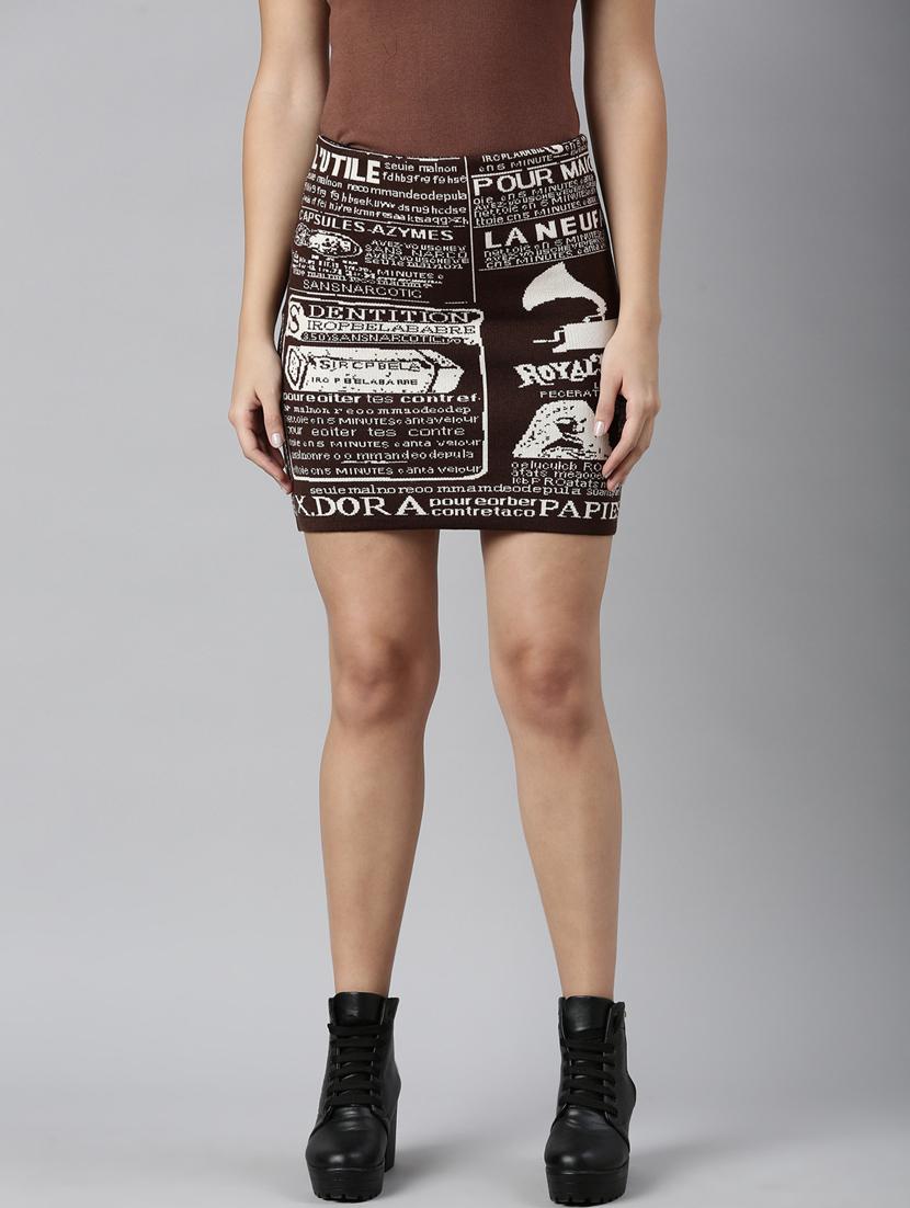 women mid-rise self-designed pencil skirt - 21023441 - Zoom Image - 0