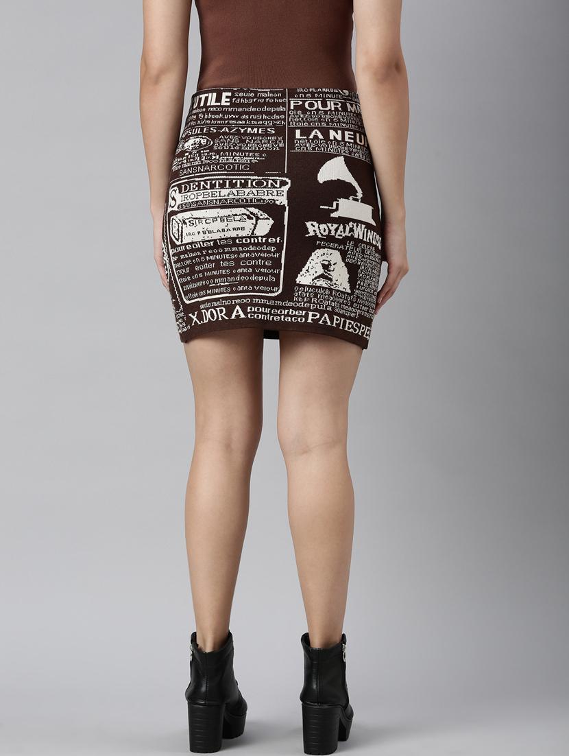 women mid-rise self-designed pencil skirt - 21023441 - Standard Image - 2