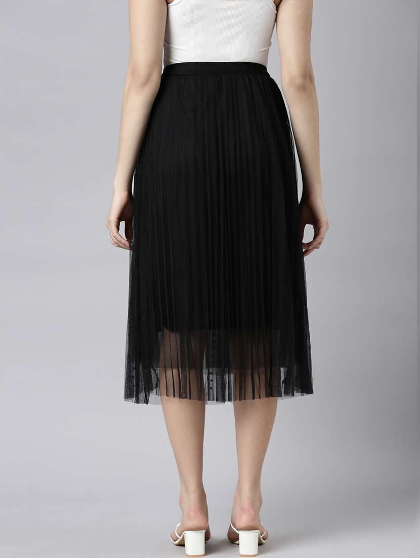 women mid-rise embellished flared skirt - 21023452 -  Standard Image - 2