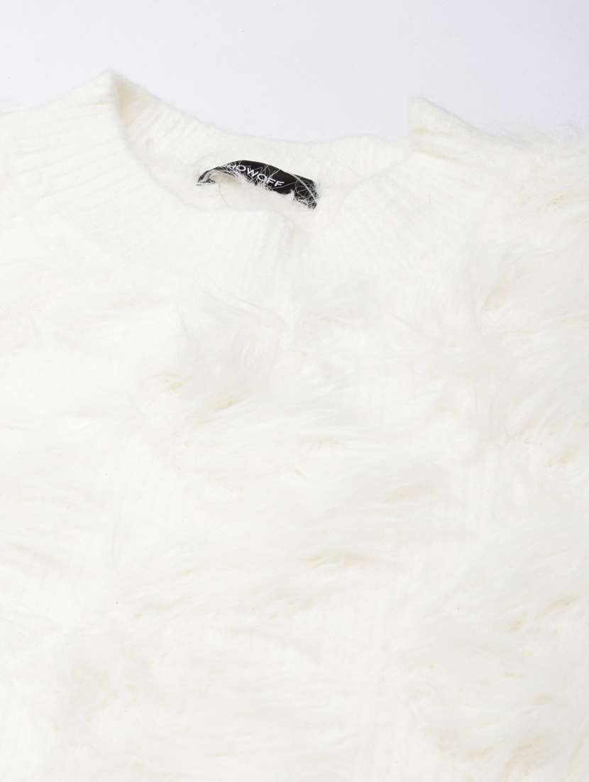 women long sleeved solid pullover - 21023481 -  Standard Image - 7