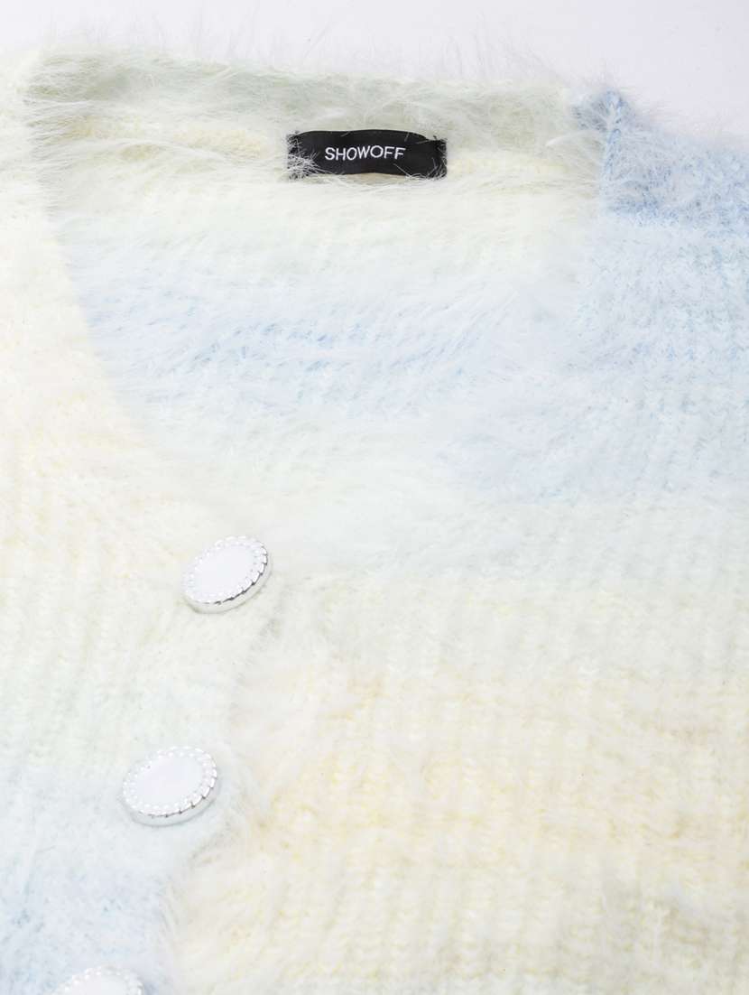 women ombre acrylic cardigan - 21023498 -  Standard Image - 7