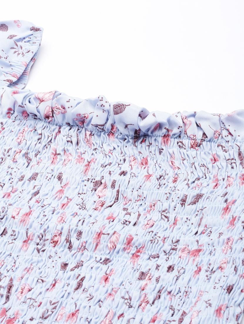 women floral printed peplum top - 21023649 - Standard Image - 7