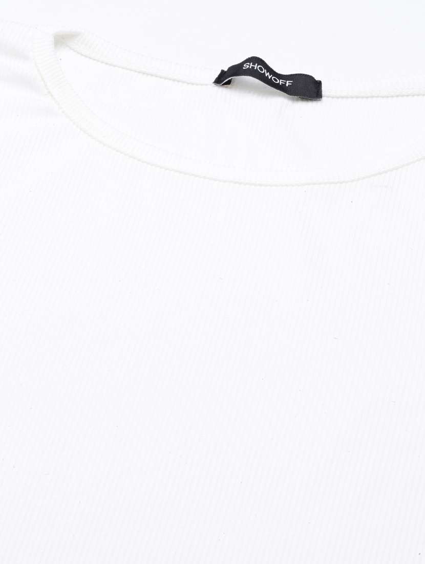 women solid color crop top - 21023669 - Standard Image - 7