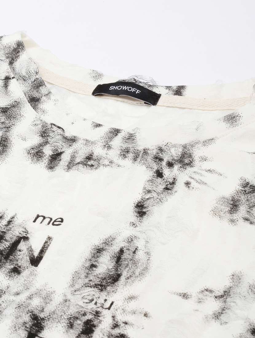 cream cotton blend crop top - 21023686 -  Standard Image - 7