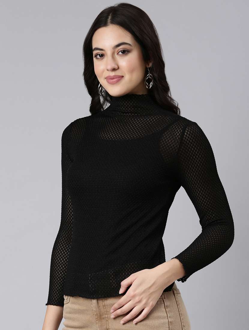 women self design regular top - 21023687 -  Standard Image - 2