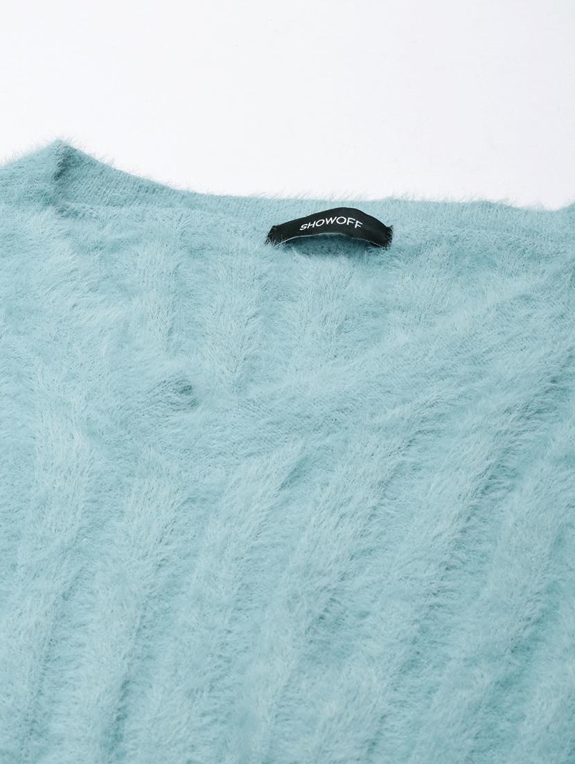 teal acrylic crop top - 21023743 - Standard Image - 7