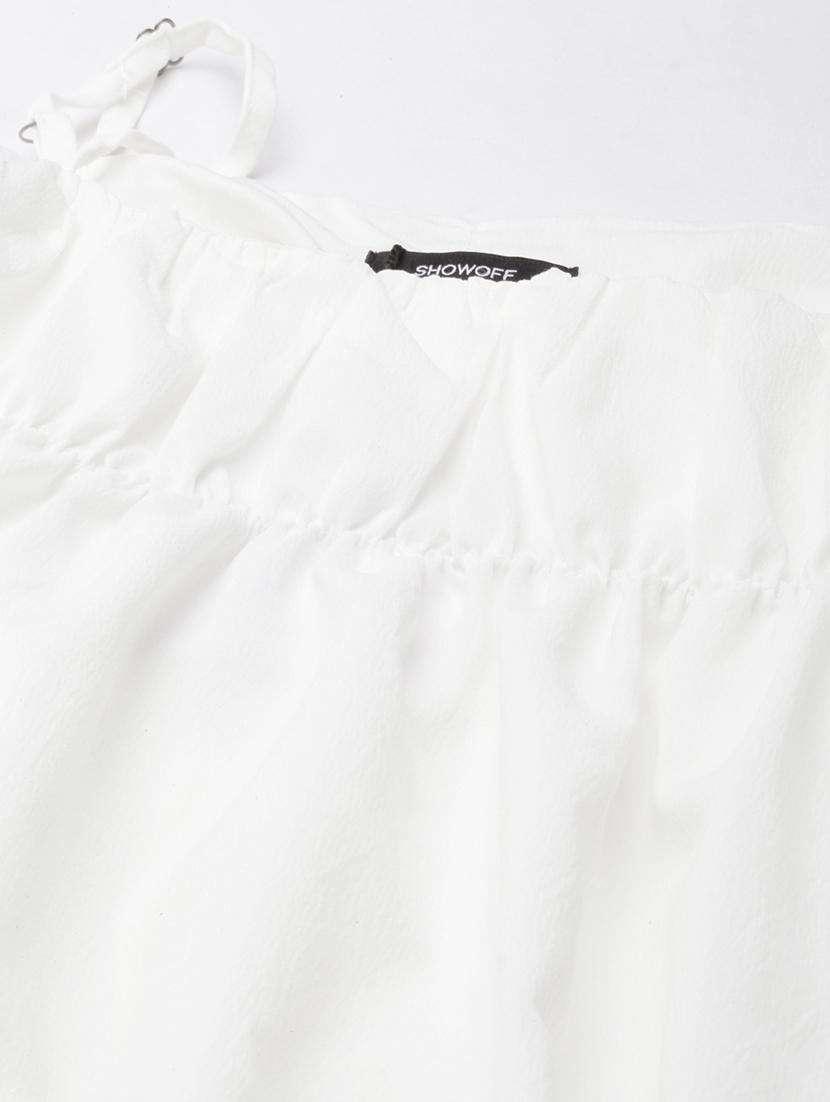 off white off shoulder top - 21023753 - Standard Image - 7