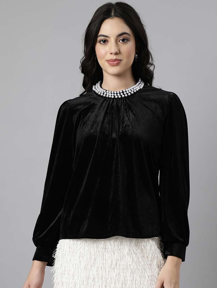 black velvet regular tshirt