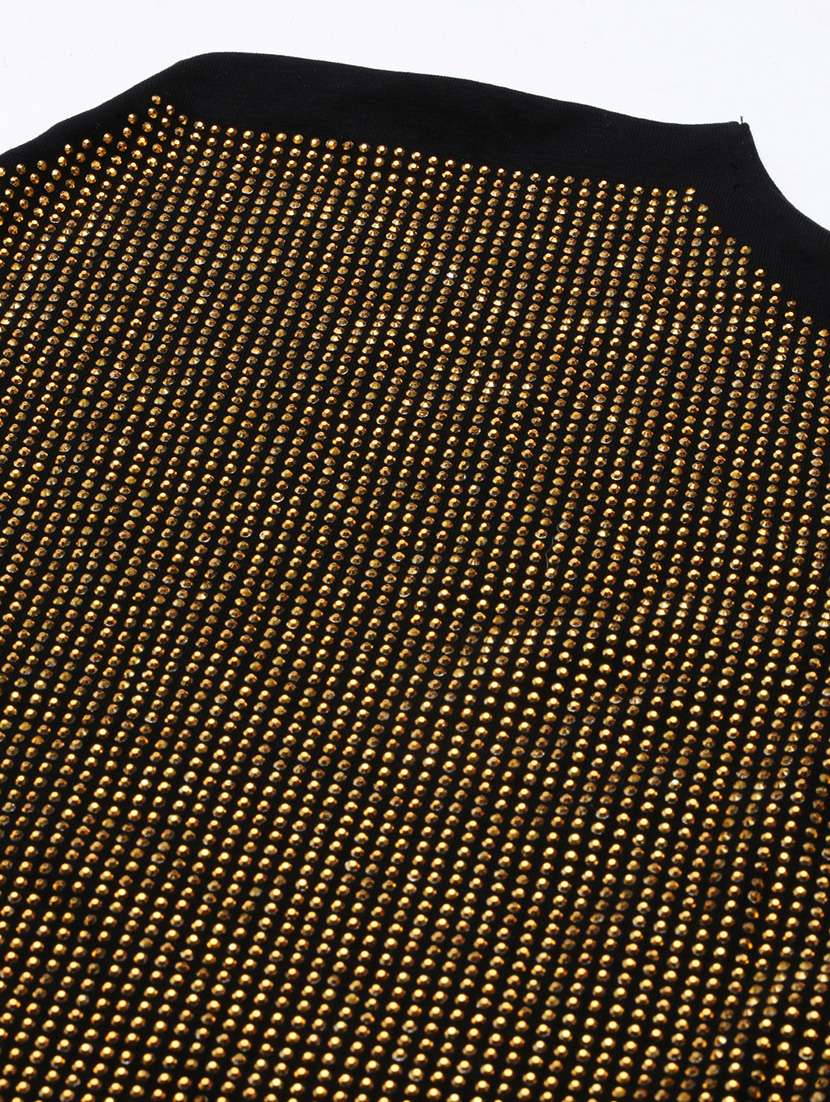 women black embellished long sleeves top - 21023822 -  Standard Image - 7