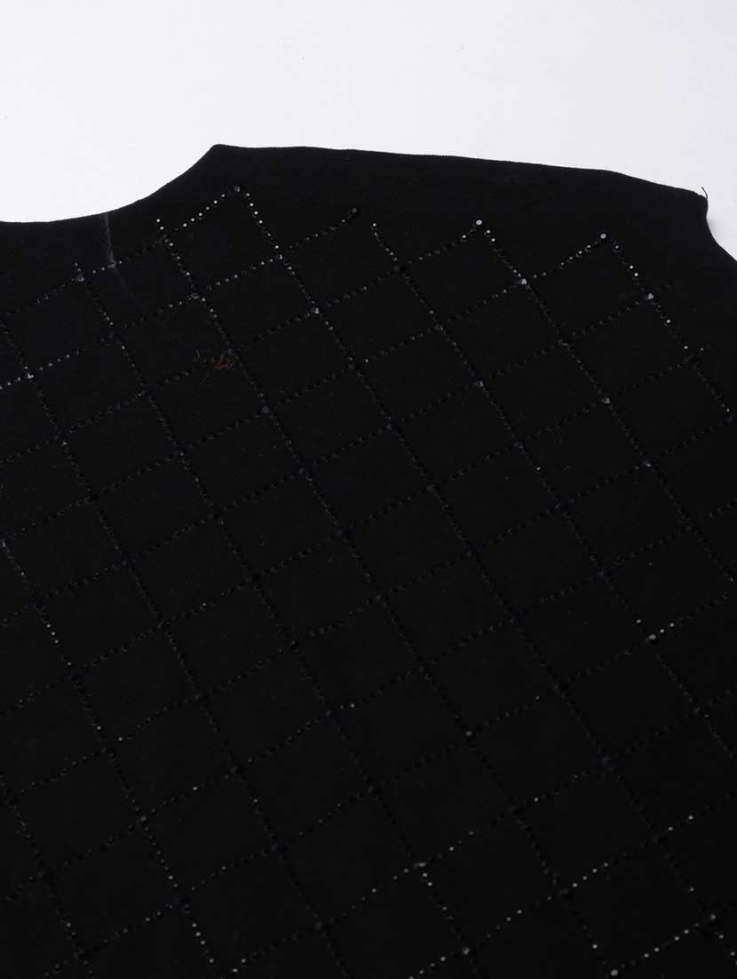 women black embellished long sleeves top - 21023825 -  Standard Image - 7