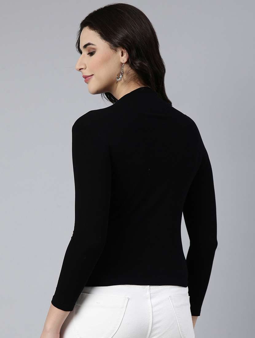 women black embellished long sleeves top - 21023826 -  Standard Image - 2