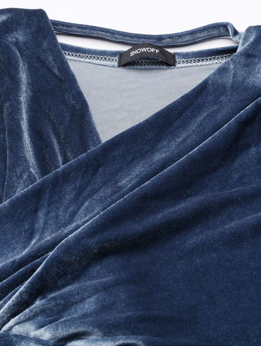 blue velvet regular top - 21023845 -  Standard Image - 7