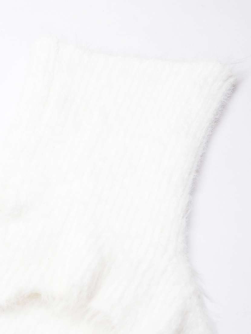 women white solids sleeveless crop top - 21023853 -  Standard Image - 7