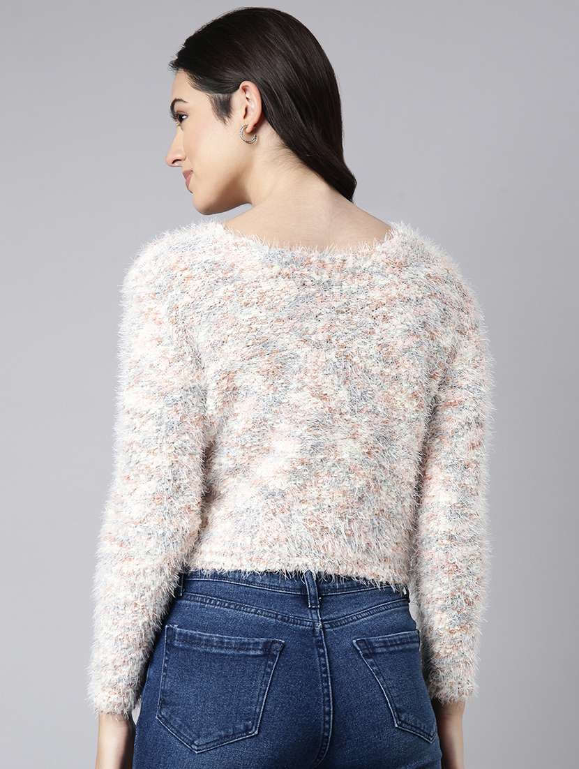 women multi color self design long sleeves top - 21023876 -  Standard Image - 2