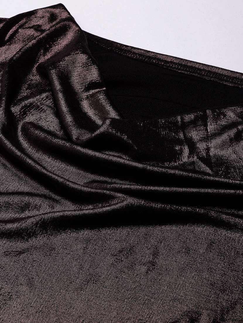 women solid cowl neck long sleeves top - 21023883 -  Standard Image - 7