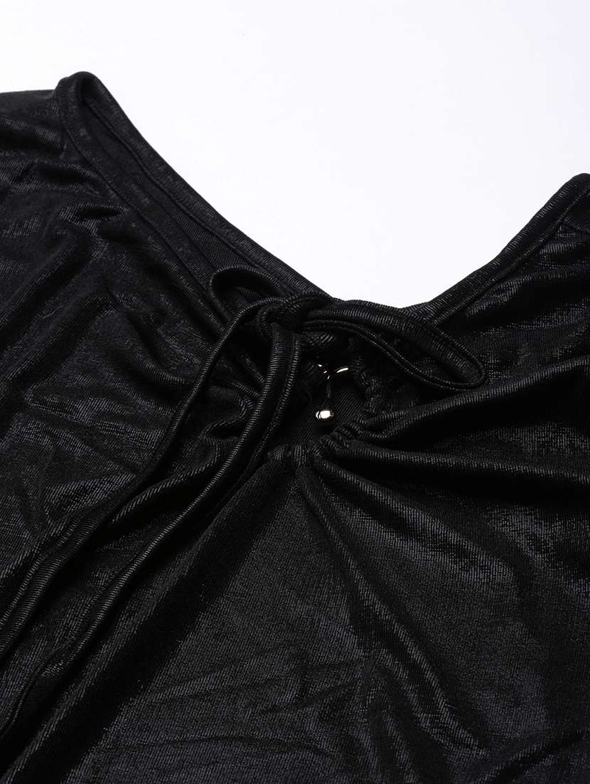 black nylon regular top - 21023884 -  Standard Image - 7