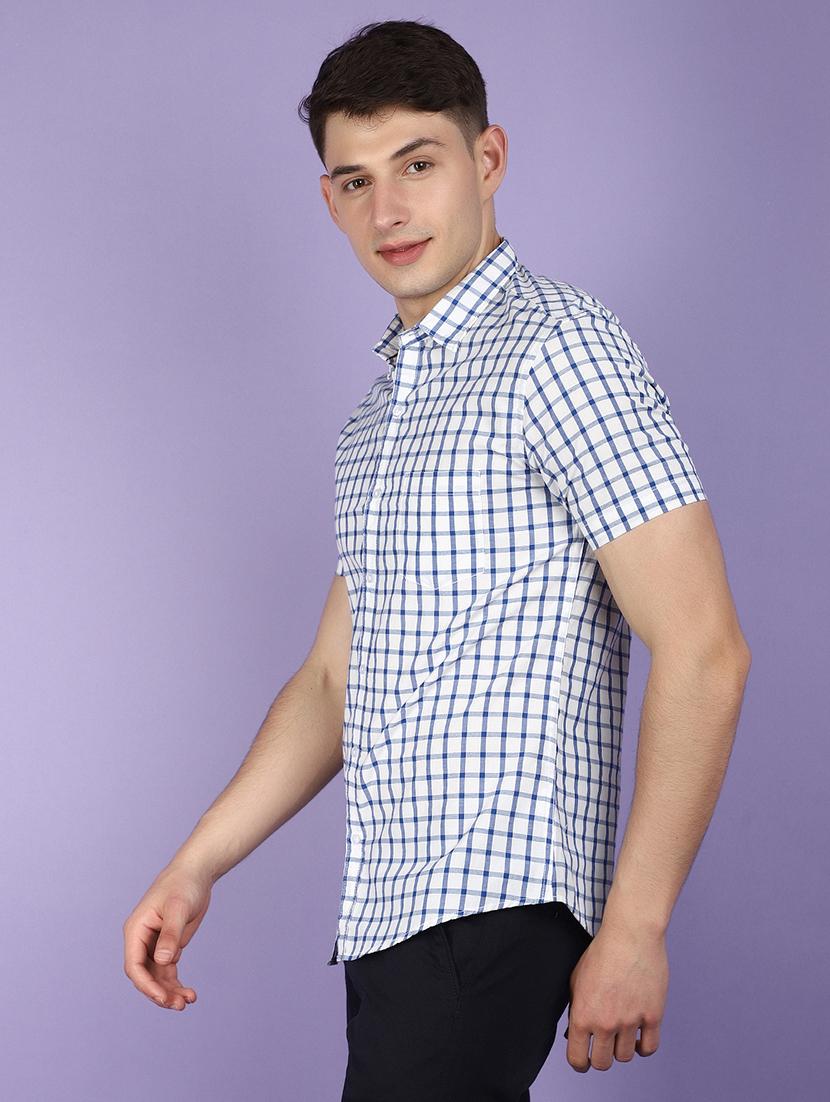 check printed casual shirt - 21023977 - Standard Image - 2