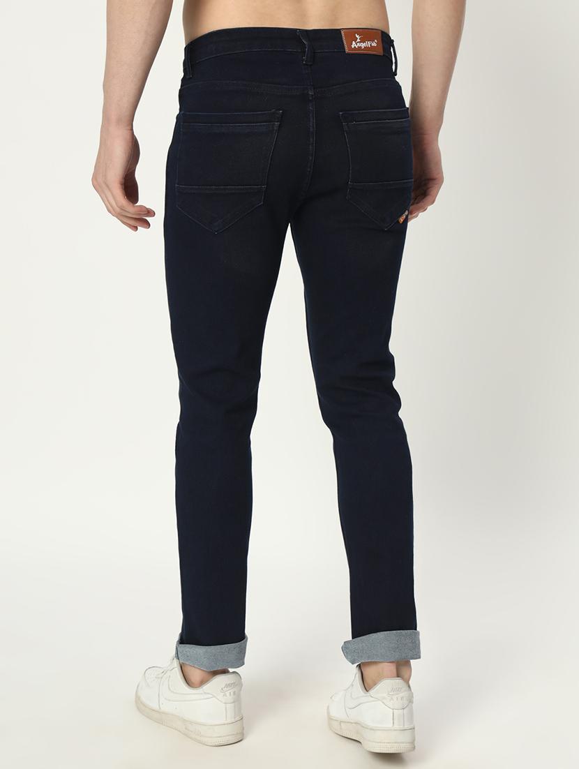 men mid rise plain denim jeans - 21025338 - Standard Image - 2