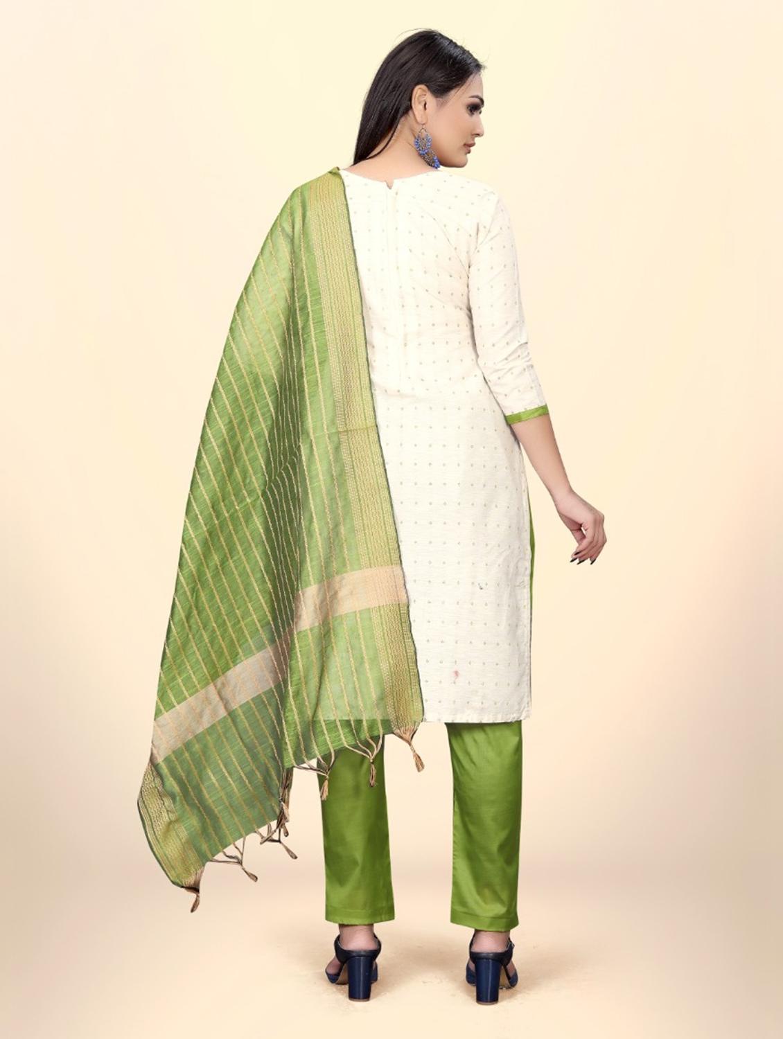 women self design semi-stitched suit set - 21026646 - Standard Image - 2