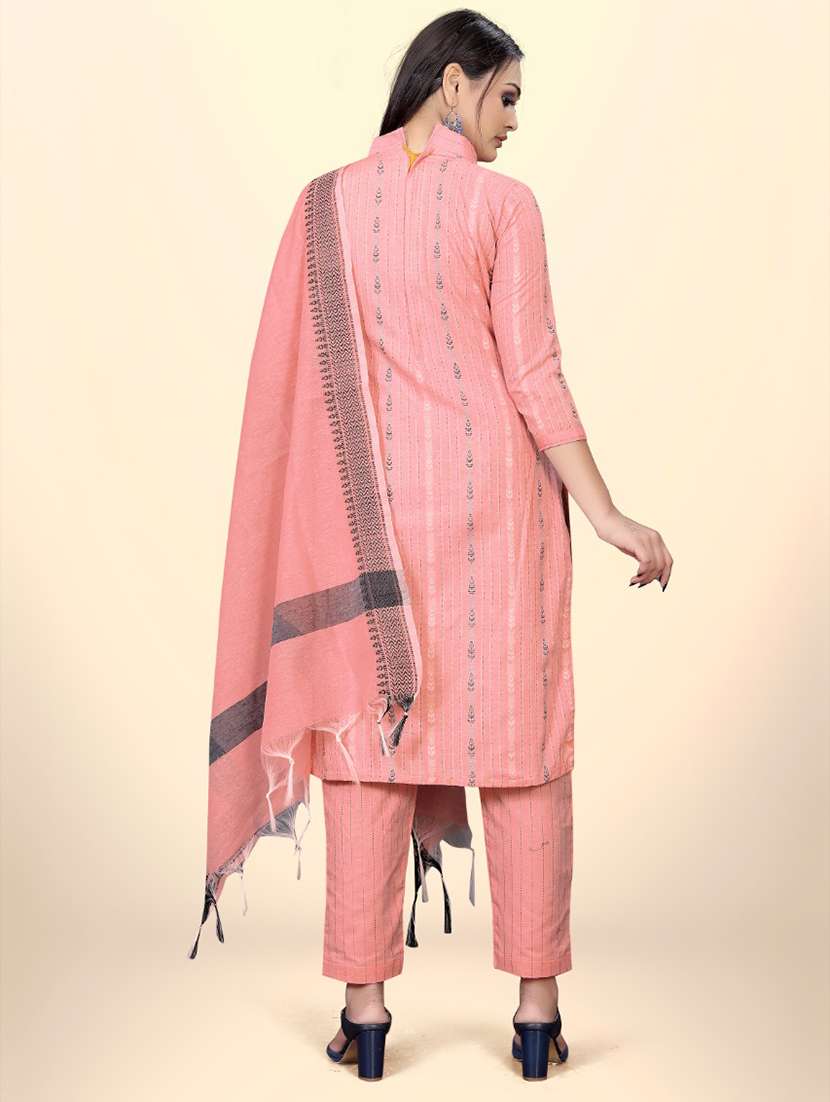 women self design semi-stitched suit set - 21026652 -  Standard Image - 2