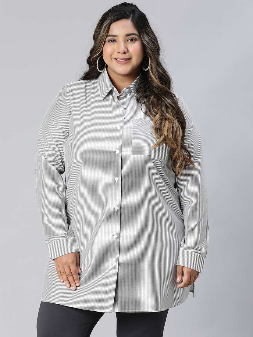 black cotton plus shirt