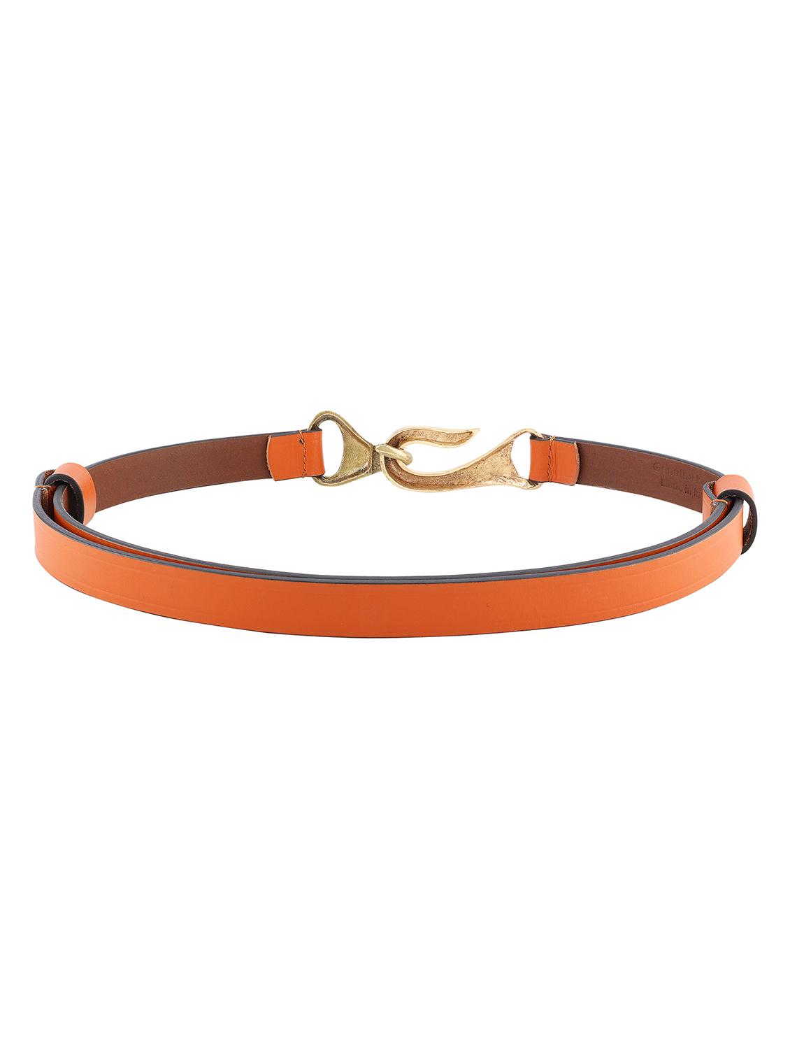 brown solid buckle belt - 21027044 - Standard Image - 2