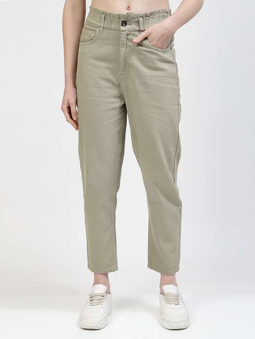 women plain mom fit jean - 21029168 - Standard Image - 0