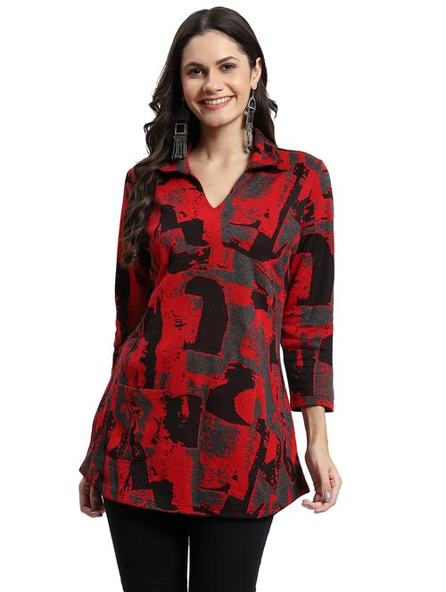 women red printed a-line kurti - 21029536 -  Standard Image - 0