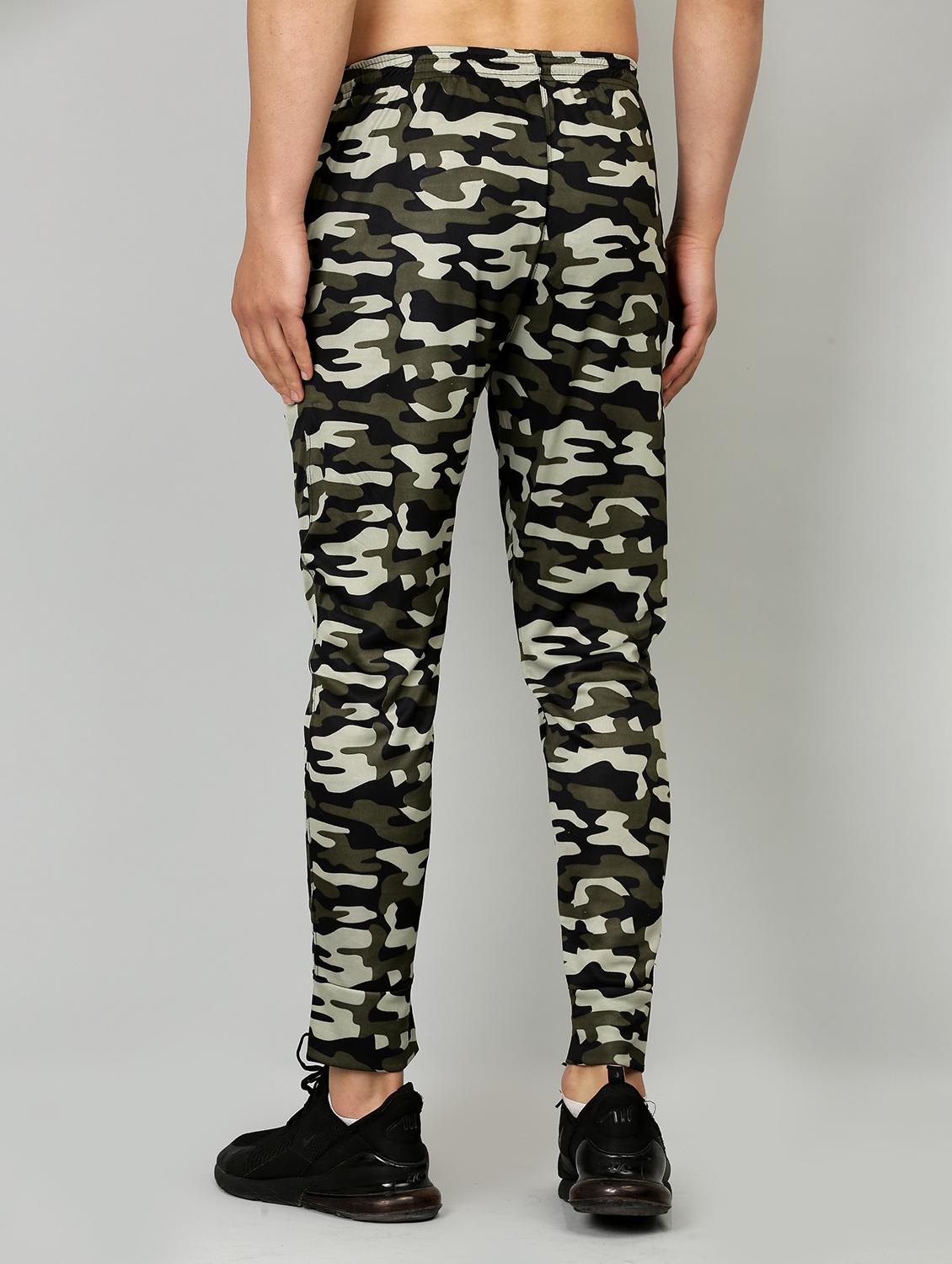 green polyester full length track pant - 21029988 - Standard Image - 2