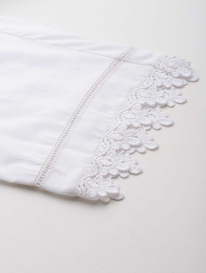 purple printed kurta pant set - 21031674 -  Standard Image - 7