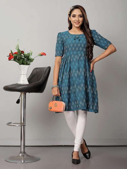 women printed a-line kurta - 21031755 -  Standard Image - 0